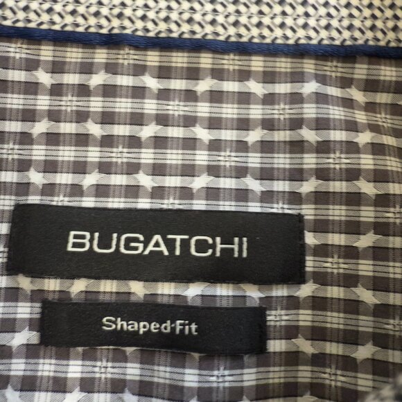 Bugatchi Shapped-Fit Mens Shirt - Picture 4 of 10